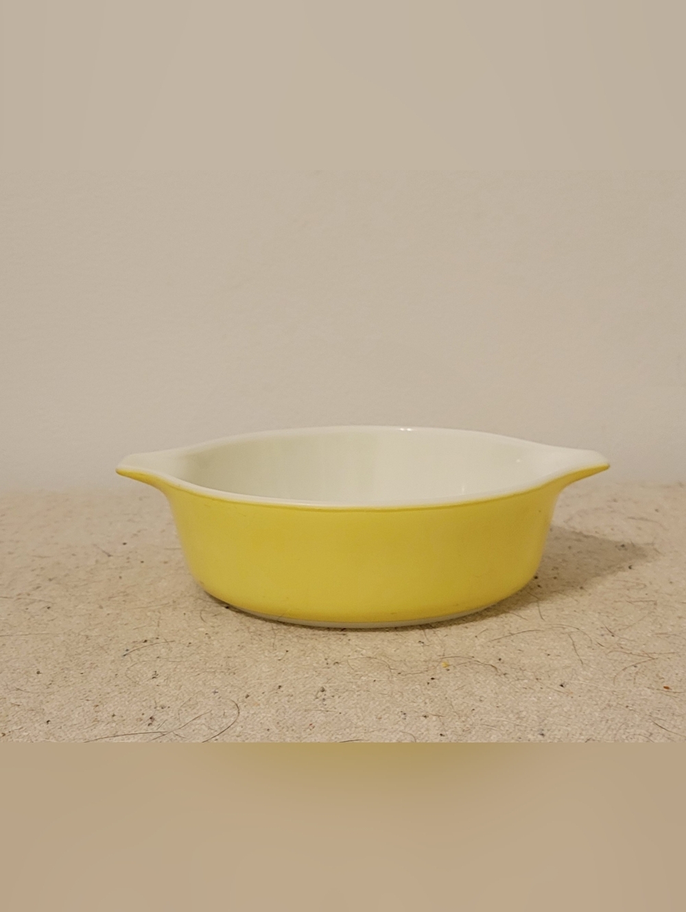 Vintage Pyrex Yellow Small Dish